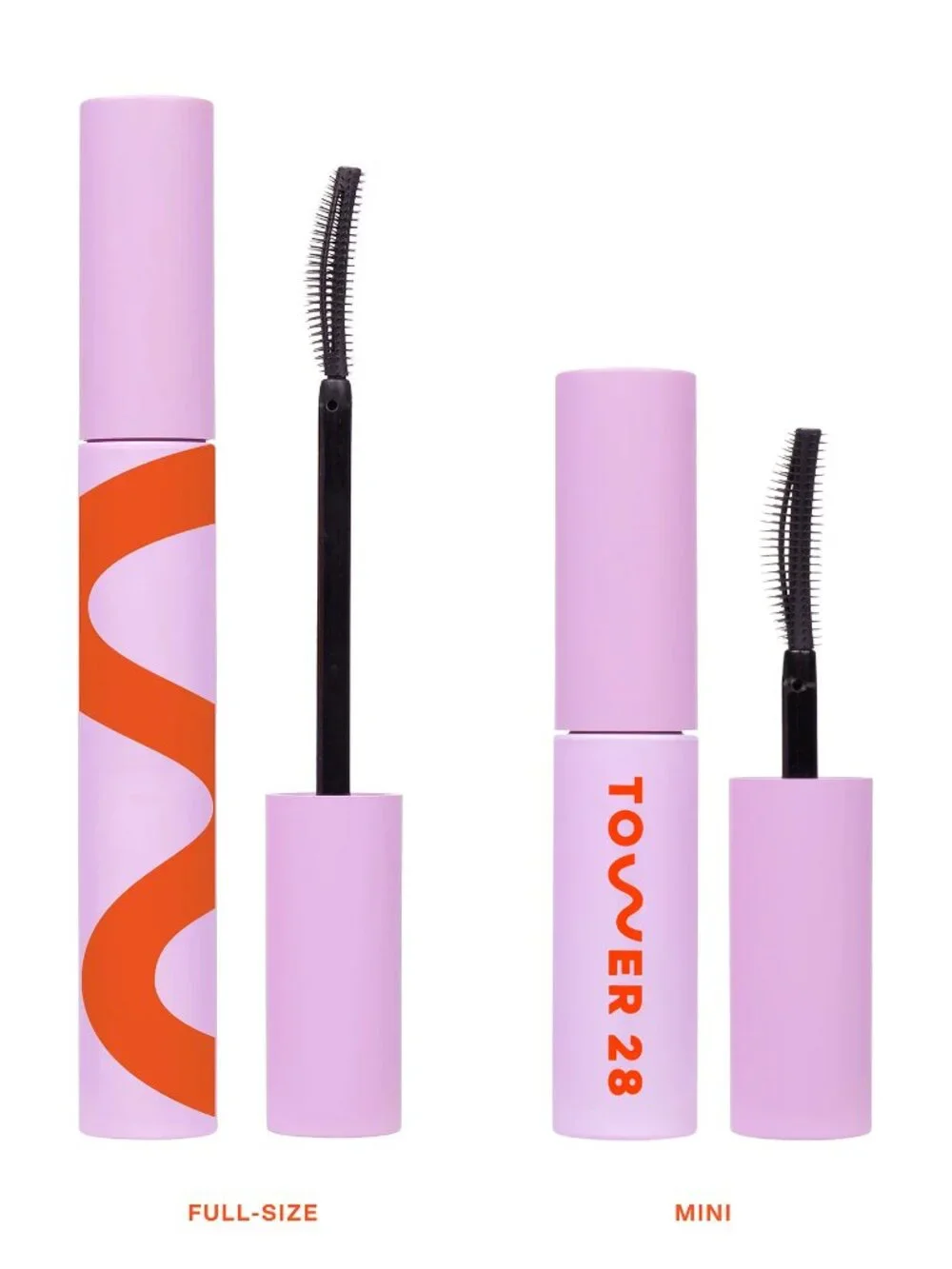 New Tower 28 Make Waves Jet black lengthening volumizing clean mascara full size